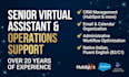your senior virtual assistant for administrative support and CRM