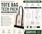 create professional tote bag tech pack for manufacturing