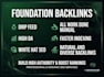 create manual high quality mix foundation backlinks