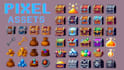 create pixel art assets game props tilesets sprites rpg items weapons and object