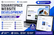 squarespace website development elearning course for kajabi lms