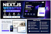 build a responsive nextjs website with ai automation