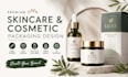 design luxury skincare and cosmetic packaging, product label and box design