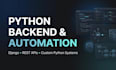 build python automation scripts and django backend systems