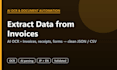 build an ai ocr automation to extract data from invoices and documents
