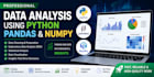 analyze your data using python pandas and numpy