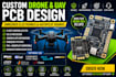 design custom drone, uav, quadcopter pcb, embedded electronics, autopilot board