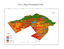 create professional gis maps, lulc analysis, and heat maps