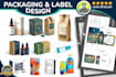 do premium product packaging, box, pouch, container, label from brief, ai or prd