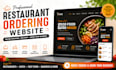 build a modern online restaurant ordering website with delivery system