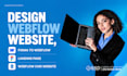 design webflow website, figma to webflow, landing page and webflow cms website