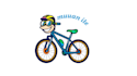 create modern mountain bike logo with express delivery