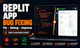 fix bugs and improve your replit ai web app