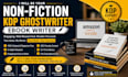 be your nonfiction kdp ghostwriter, ebook writer