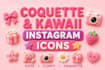 design cute kawaii instagram highlight icons