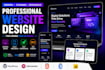 design a stunning and responsive website in wordpress