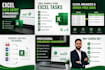 do excel data entry, data cleaning, excel formatting