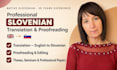 translate and proofread your text in slovenian