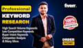 do professional SEO keyword research and action plan
