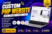 build a custom PHP website using mysql database