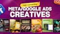 design facebook ad creative meta ads design static image ads