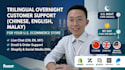 be your overnight trilingual english chinese malay customer service agent