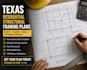 draw texas residential structural engineering, framing plan, roof framing design