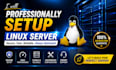 professionally setup linux server