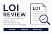 review your commercial lease loi