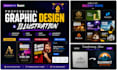 create professional custom illustrations and graphic designs