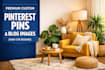design custom high converting pinterest pins and blog post images