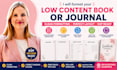 format your low content book or journal for KDP publishing
