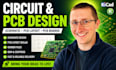 do circuit pcb design, pcb layout, schematic design, pcb boards in kicad pcb