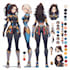 create character designs and turnaround sheet