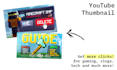 design professional high CTR youtube thumbnails