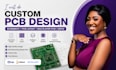 do custom pcb design, schematic, multilayer pcb layout, esp32, circuit design
