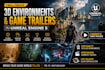 ue5 ue4 3d environment unreal engine game cutscene 3d game trailer ue5 animation