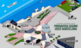 create 3d isometric event map city map and venue map illustration