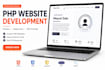 build a responsive PHP website with mysql database
