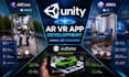 develop unity ar vr app, augmented reality with arcore and vuforia integration