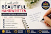 create neat and professional handwritten documents