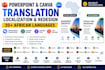 translate,localize,redesign powerpoint canva presentation into african languages