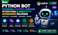 python bot, telegram, chatbot, discord, integrating ai assistants, automation