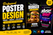 design professional print ready posters and flyers