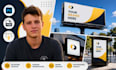 create billboard mockup, signage presentation, photoshop, PSD, brand mockup
