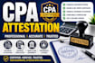 certify your financial documents with CPA attestation