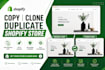 copy, migrate, clone and redesign shopify landing page clone shopify website