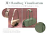 create 3d handbag modeling