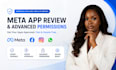 get meta facebook app review approval for advanced permissions