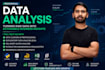 do data analysis using python sql and power bi